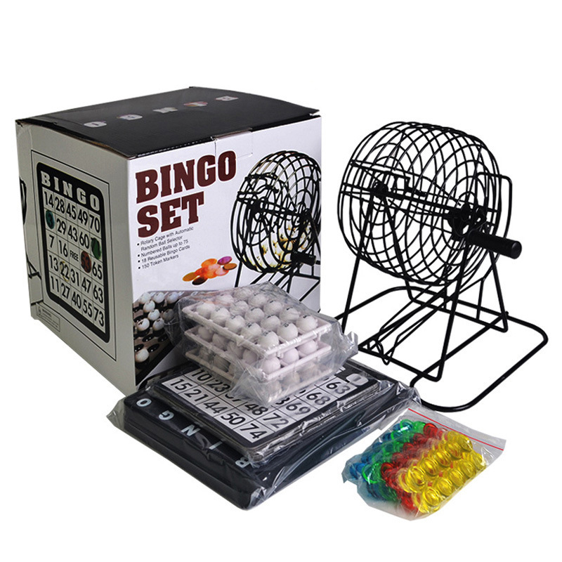 Party Games Large Groups - Bingo Piyango Makinesi Çelik Bingo Oyun