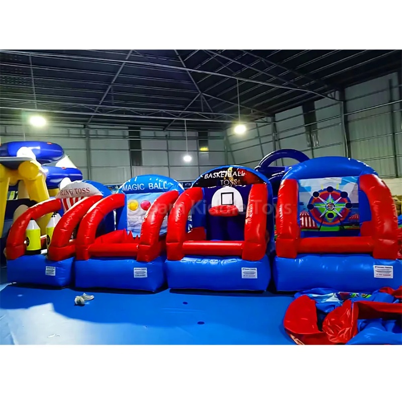 Party Games No Equipment - 4'ü 1 Arada Şişme Oyun Yapısı,