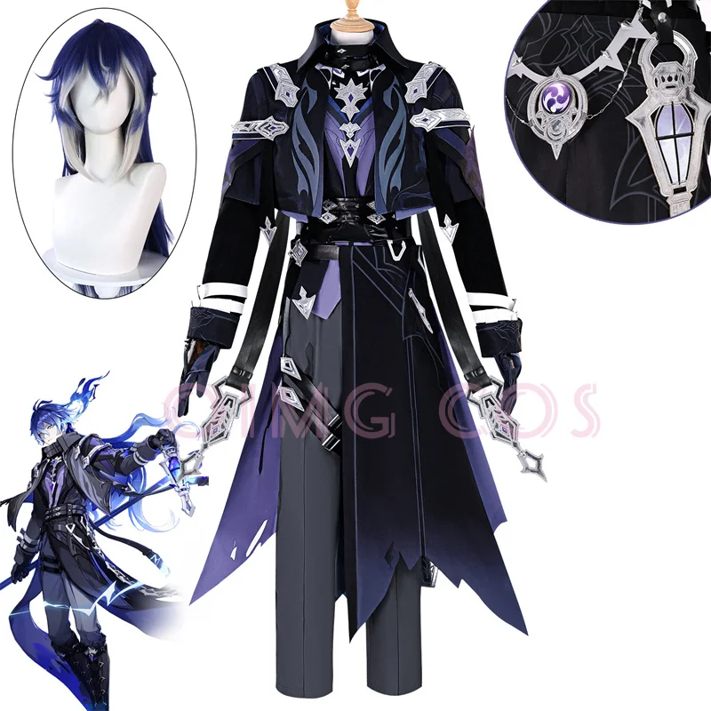 Party Games Young Adults - Genshin Impact Flins Cosplay Kostüm Yetişkin