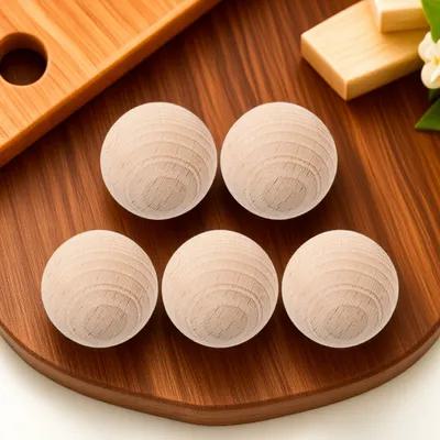 Croquet Set Lawn - 5 Adet Pürüzsüz Yüzeyli Masif Kayın