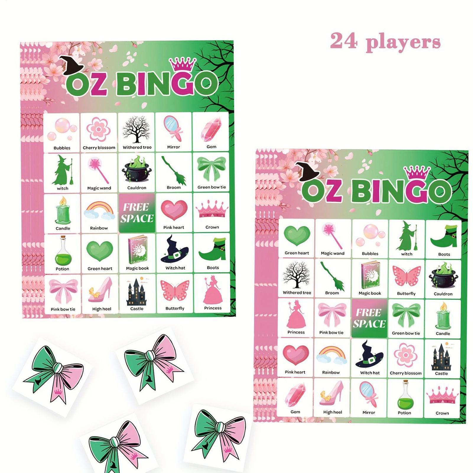 Party Games Bingo - Çocuklar ve Yetişkinler için Cadılar Bayramı