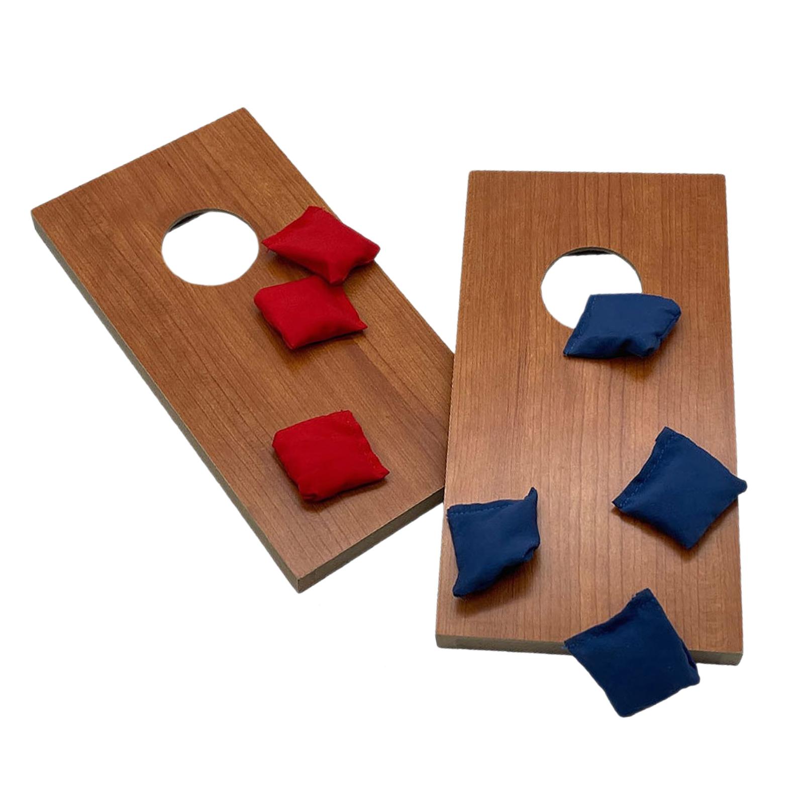 Cornhole Board Set - 2x Cornhole Seti Kum Torbası Atma