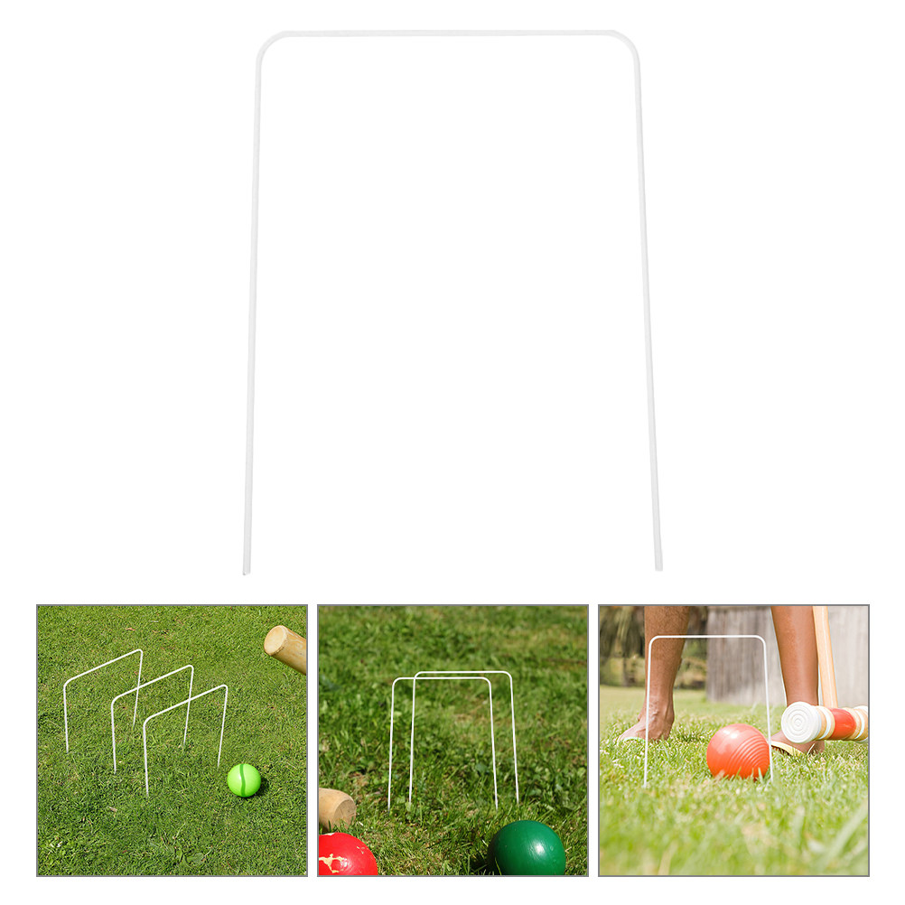 Croquet Set Lawn - 8 Parça Metal Kroket Çubukları, Açık