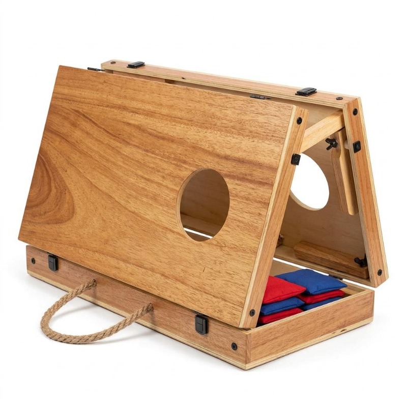 Premium Ahşap Katlanabilir Cor - Cornhole Board Set incelemesi ve fiyatı