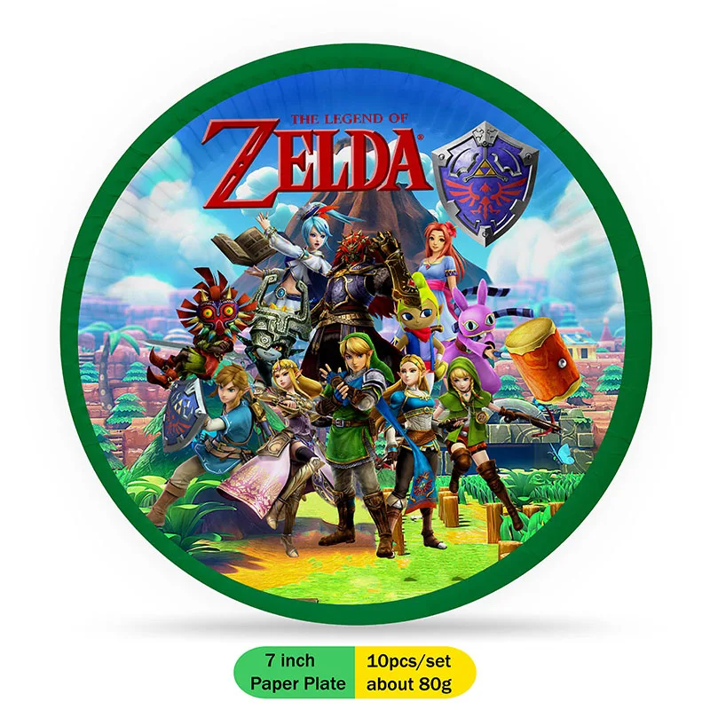 Oyun ZELDA Parti Dekorasyon Te - Zelda Party Games incelemesi ve fiyatı