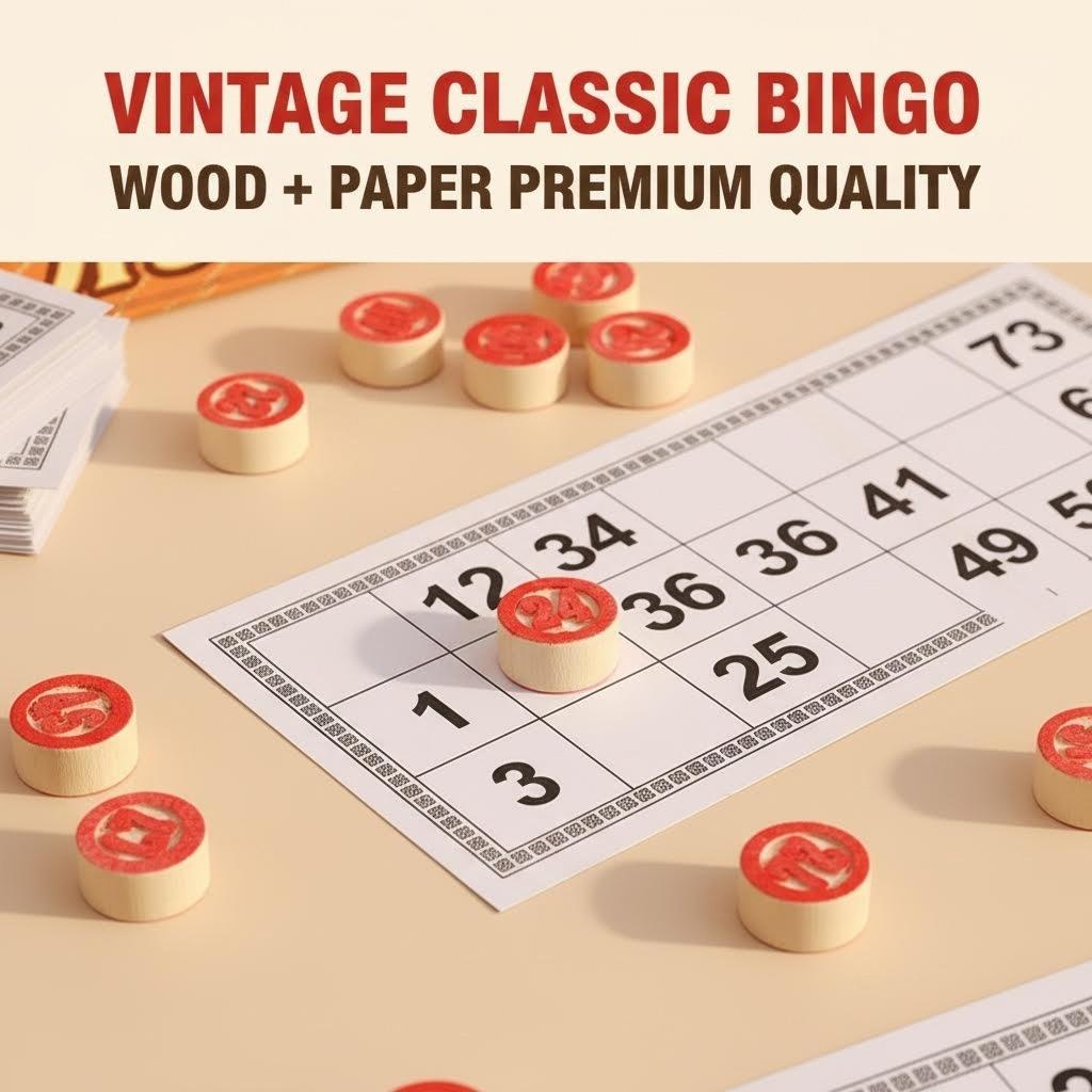 Ahşap Numaralı Variller, Kartl - Party Games Bingo incelemesi ve fiyatı