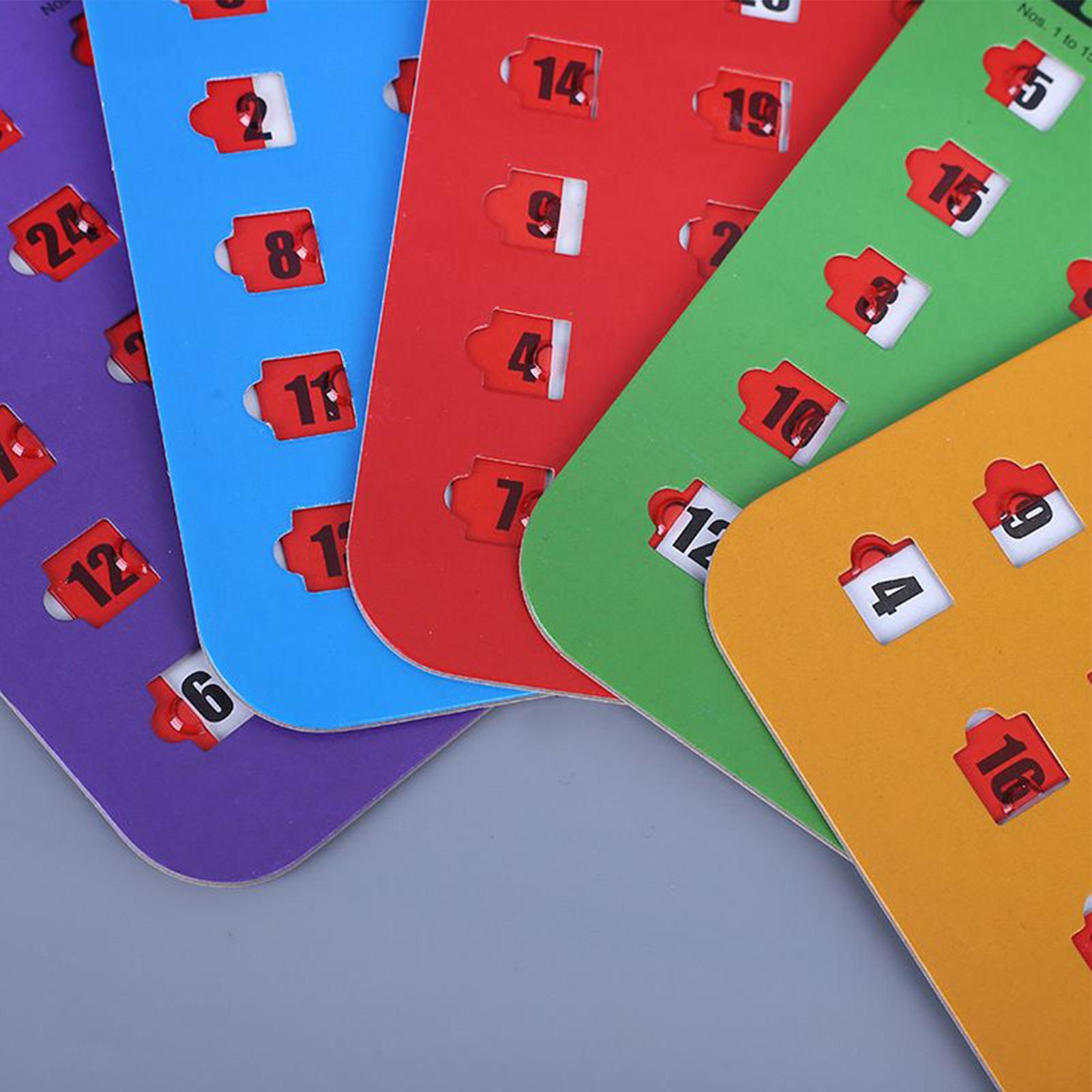 5 Adet Büyük Baskılı Bingo Oyu - Party Games Large Groups incelemesi ve fiyatı