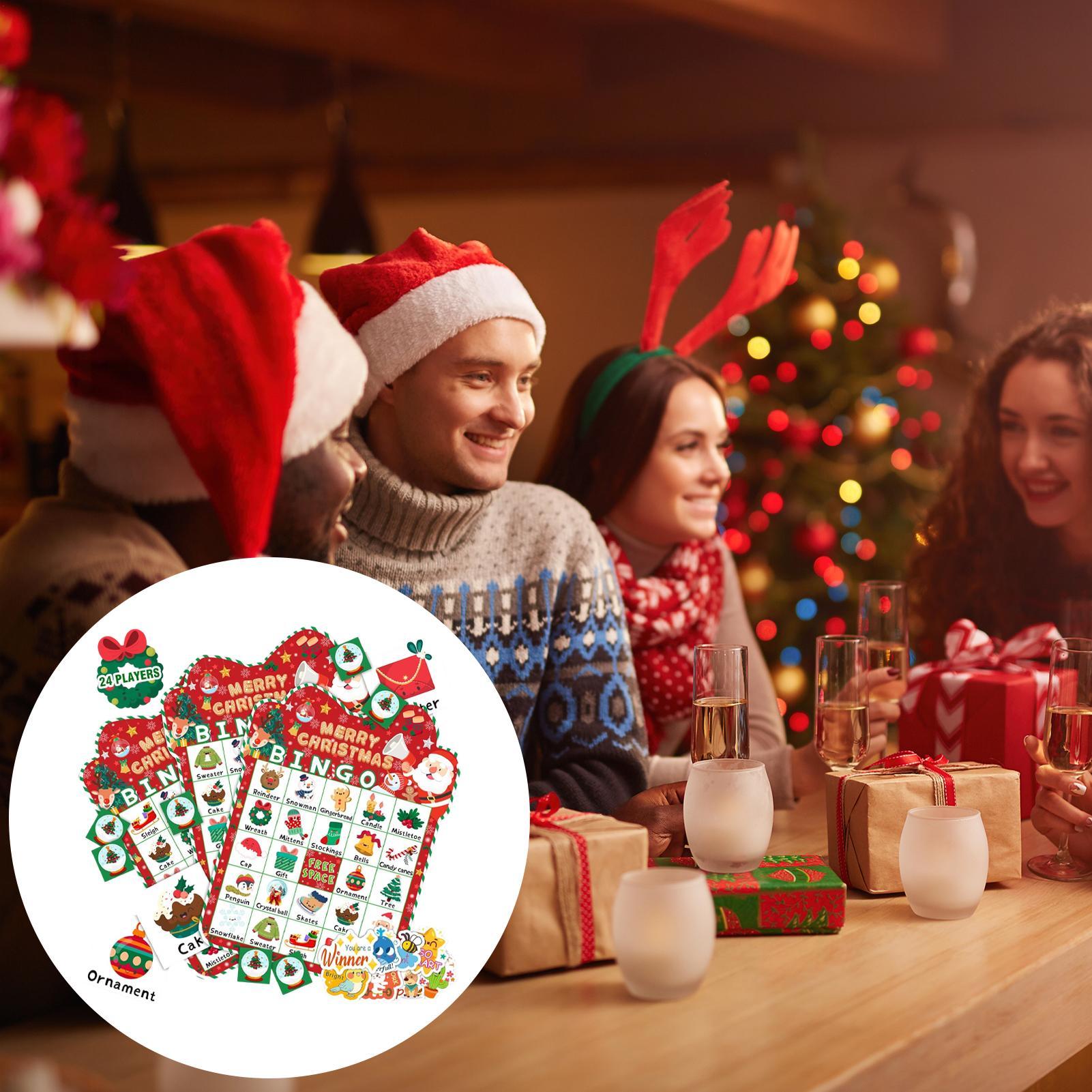 Noel Bingo Oyunu 24 Kart Seti, - Party Games Bingo incelemesi ve fiyatı