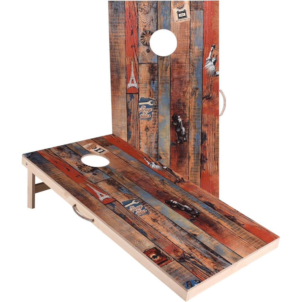 Masif Ahşap Vintage Tarzı Corn - Cornhole Board Set incelemesi ve fiyatı