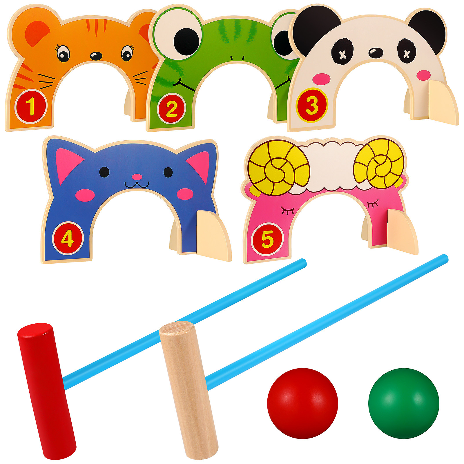 Hayvan Figürlü Kroket Oyun Set - Croquet Set Lawn incelemesi ve fiyatı