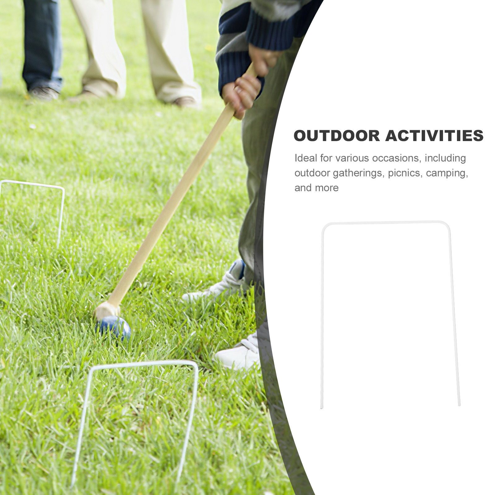 9 Parça Metal Kroket Çubukları - Croquet Set Lawn incelemesi ve fiyatı