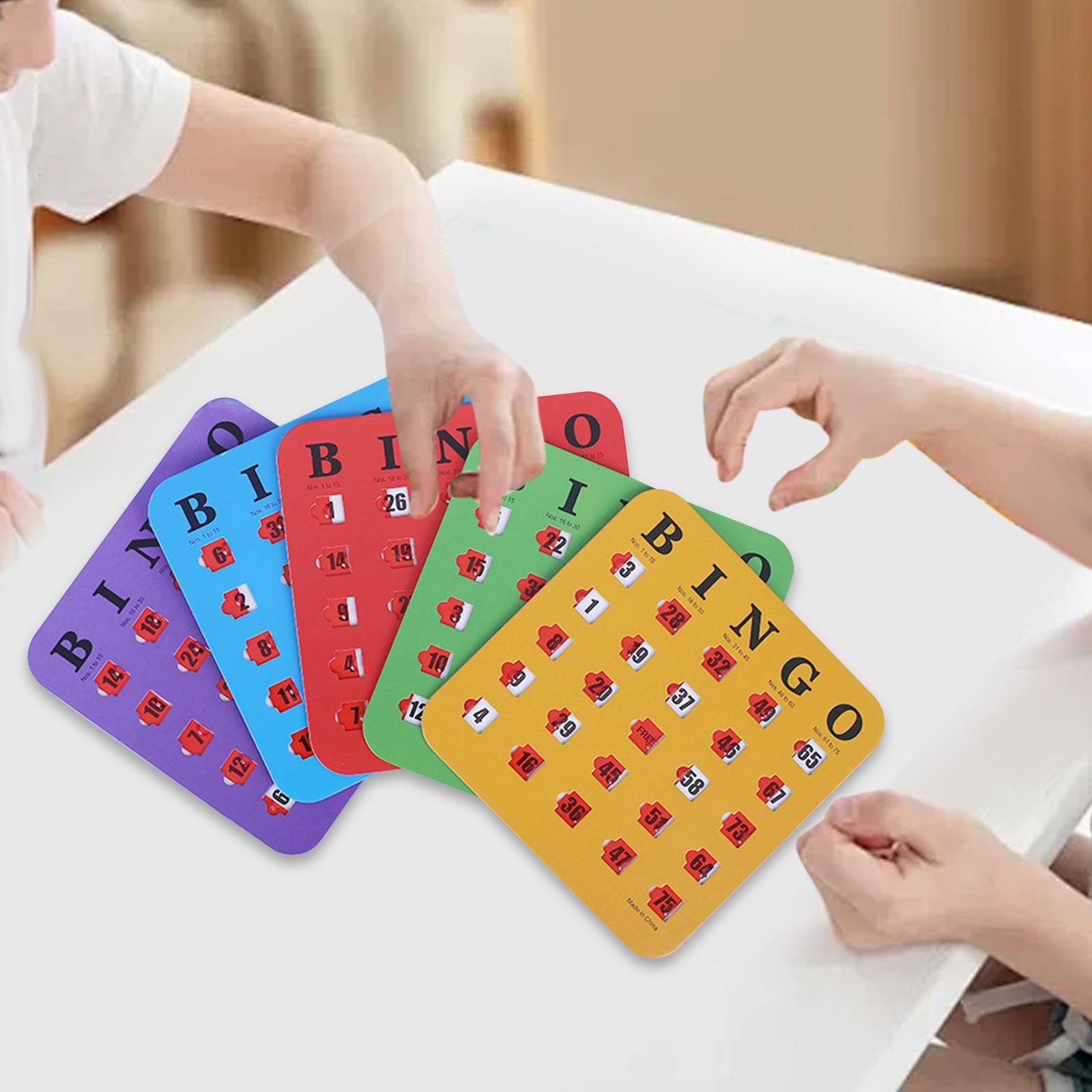 5 Parça Büyük Baskı Bingo Kart - Party Games Large Groups incelemesi ve fiyatı