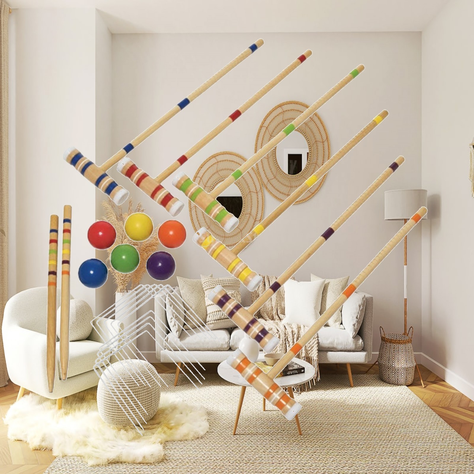 Altı Kişilik Kroke Seti, Gençl - Croquet Set Lawn incelemesi ve fiyatı